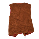 Production Made Brown Fleece Vest - Medium