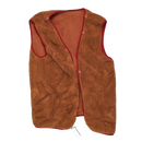 Production Made Brown Fleece Vest - Medium