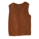 Production Made Brown Fleece Vest - Small