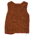 Production Made Brown Fleece Vest - Small - Film Production Used - Vests