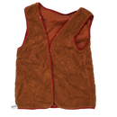 Production Made Brown Fleece Vest - Small - Film Production Used - Vests