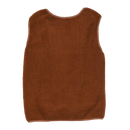 Production Made Brown Fleece Vest - X Large
