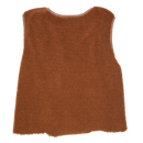 Production Made Brown Fleece Vest - X Large