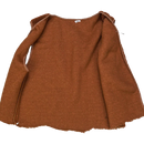 Production Made Brown Fleece Vest - X Large