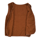 Production Made Brown Fleece Vest - X Large