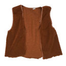 Production Made Brown Fleece Vest - X Large