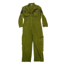 Production Made Olive Coveralls - Large, Item 1 - Film Production Used - Overalls