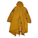 Production Made Yellow Canvas Parka with Hood - Large - Film Production Used - Parkas