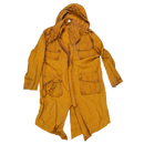 Production Made Yellow Canvas Parka with Hood - X Large