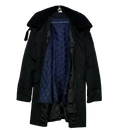 Romanian Naval Academy Black Parka - Medium - Romanian Army Surplus - Parkas