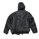 Rothco Black MA-1 Flight Jacket with Hood - Large