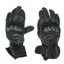 RST Black Leather Motorcycle Gloves - Small - Army & Outdoors - Gloves