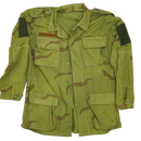 Saudi 3 Colour Desert Green Dyed BDU Shirt - Large - Film Production Used - Field Shirts