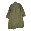 US 1950s Dismounted Olive Raincoat - Large