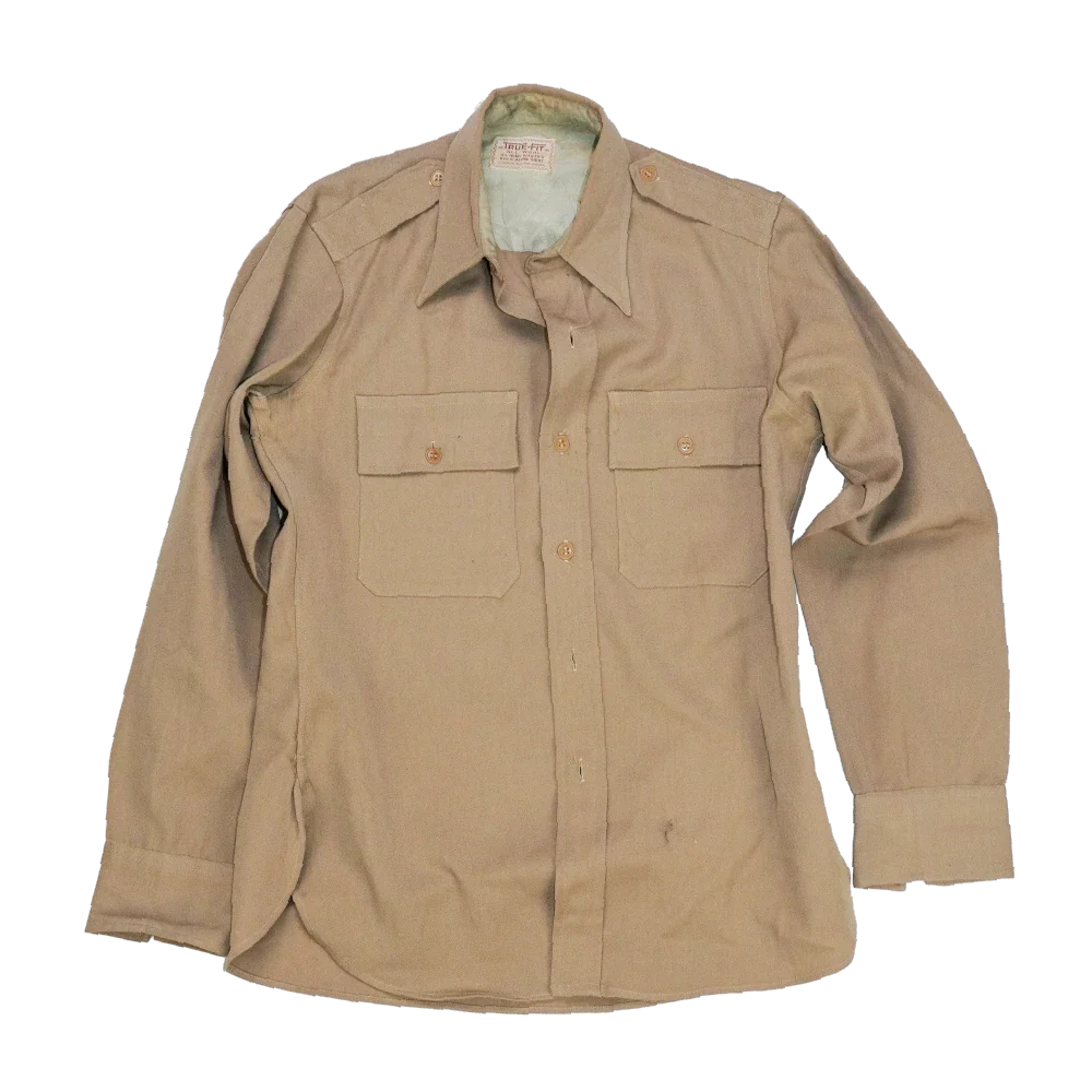 1940s dress shirt 1940s Collarless Dress Shirt
