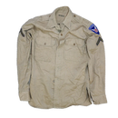 US Army 1950s Khaki Long Sleeve Shirt - 14.5x34, Small - US Army Surplus - Service Shirts