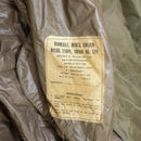 US Army 1950s Taupe Nylon Raincoat - 38S, Medium - US Army Surplus - Rain Jackets