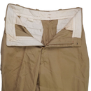 US Army 1960s Khaki Chino Trousers - 35x31, Medium - US Army Surplus - Dress Trousers