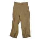 US Army 1960s Khaki Chino Trousers - 35x31, Medium - US Army Surplus - Dress Trousers