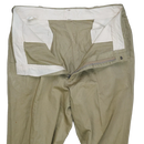 US Army 1960s Khaki Chino Trousers - 36x31, Large - US Army Surplus - Dress Trousers