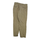 US Army 1970s Khaki Chino Trousers - 34x30, Medium