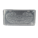 US Army Air Assault White License Plate