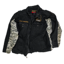 US Army Black Denim and UCP Camo Jacket - XLarge