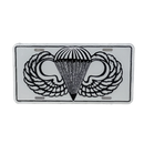 US Army Jump Wings White License Plate - Army & Outdoors - Collectables & Rarities