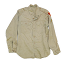 US Army Khaki Long Sleeve Service Dress Shirt - Small - US Army Surplus - Service Shirts