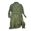 US Army Olive Nylon Raincoat - 36R, Small