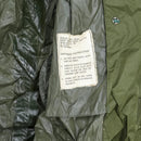 US Army Olive Nylon Raincoat - 36S, Small