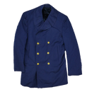 US Coast Guard Wool Overcoat - 40L, Medium - US Navy Surplus - Great Coats