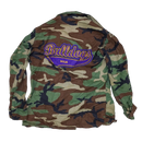 US Made Lion Apparel Woodland Ripstop BDU Shirt with 'Bulldogs' Logo - Medium - Army & Outdoors - Field Shirts