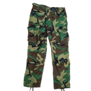 US Made Rothco Woodland Ripstop BDU Trousers - Medium