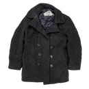 US Made Schott 740N Black Pea Jacket - 34, XSmall