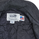 US Made Schott 740N Grey Pea Jacket - 38, Small
