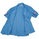 US Made Sentry Blue Service Short Sleeve Shirt - 17, Large