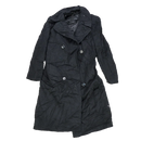 US Navy 1940s Wool Overcoat - Size 37, Small