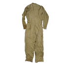 US Navy 1950s Khaki Flying Coveralls - 40L, Medium