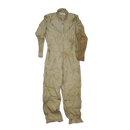 US Navy 1950s Khaki Flying Coveralls - 40L, Medium