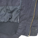 US Navy Black Lined Utility Jacket - Medium