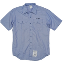 US Navy Blue Short Sleeve Utility Shirt - Medium-Large - US Navy Surplus - Service Shirts