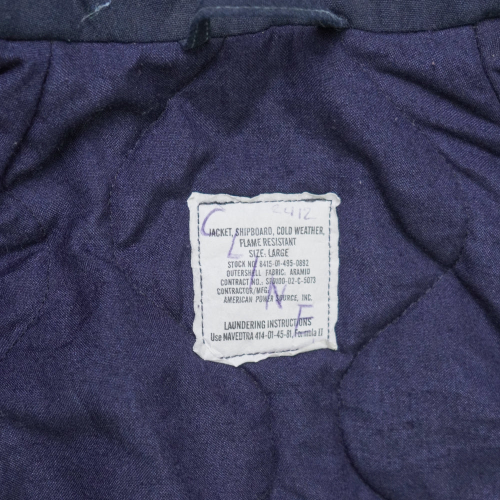 Shipboard Cold Weather Jacket XL デッドストック Shipboard Cold Weather Jacket XL デッドストック US Navy Shipboard