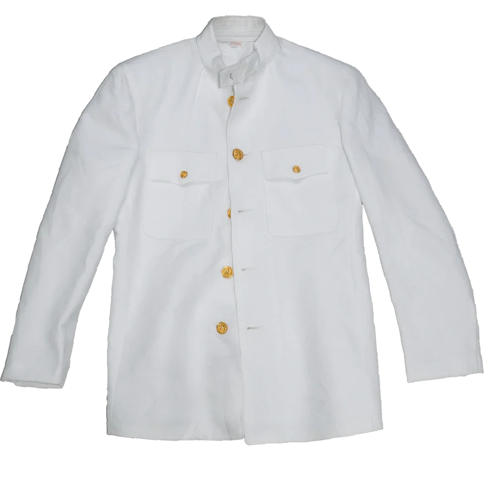 US Navy White Service Dress Jacket - 42R, Large US Navy White Service Dress Jacket - 42R, Large