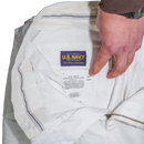 US Navy White Service Dress Trousers - 36R, Large
