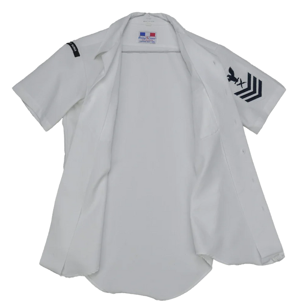 US Navy White Short Sleeve Dress Shirt