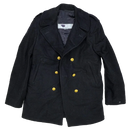 US Navy Women's Black Pea Coat - 14L, Medium - US Navy Surplus - Great Coats