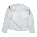 US Navy Women's White Middy Shirt - 8R, Small