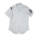 US Navy Women's White Service Shirt - 36, Medium