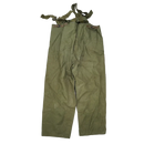 US Navy WW2 Waterproof Bib Overalls - Small